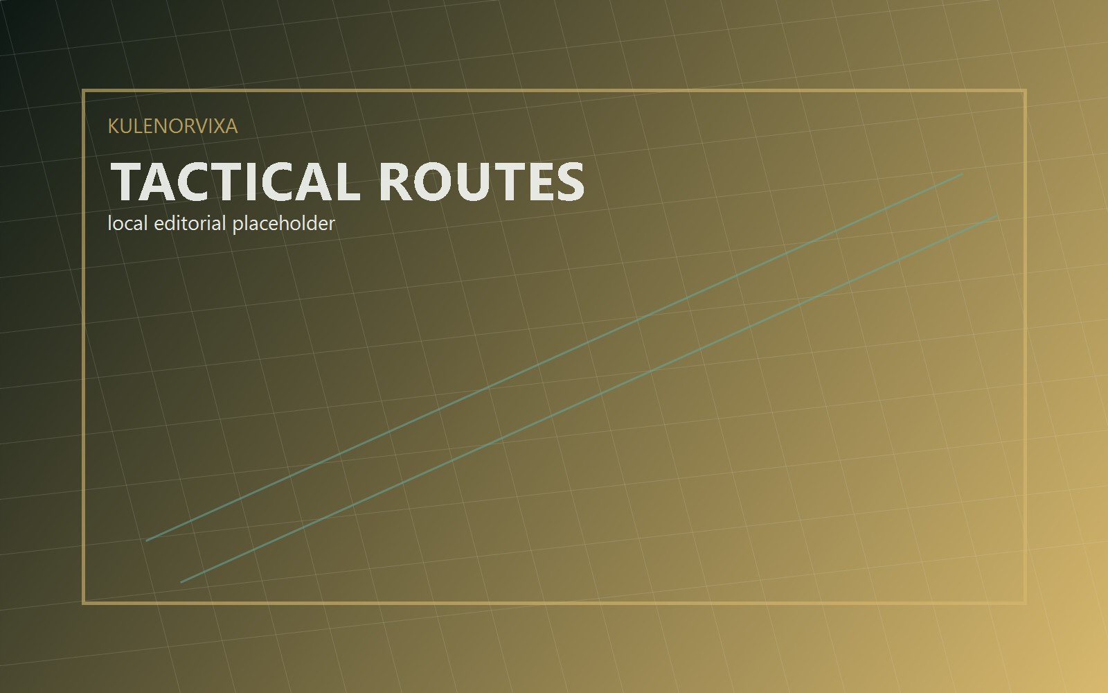 Featured competitive strategy interface