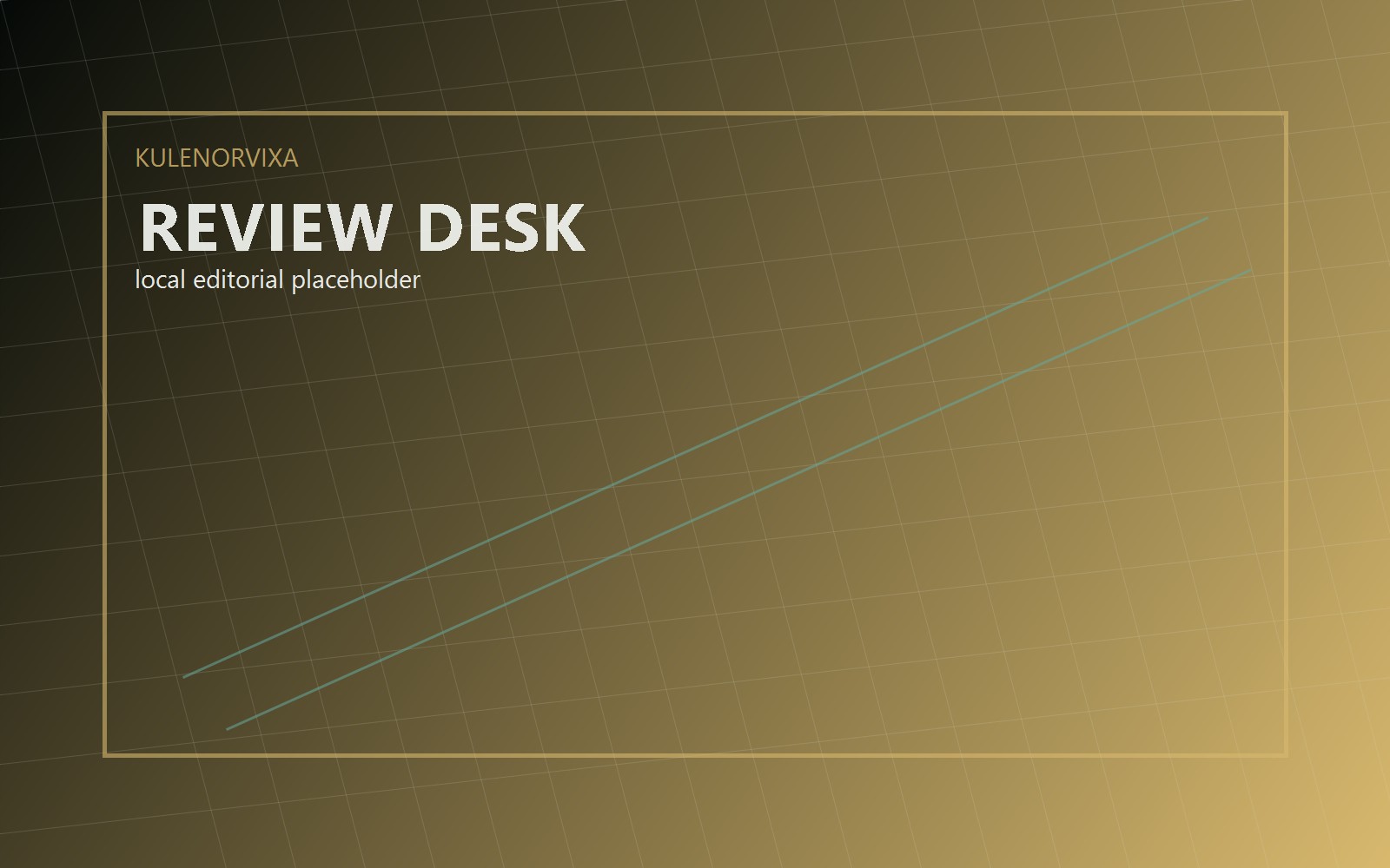 Premium gaming review hub interface